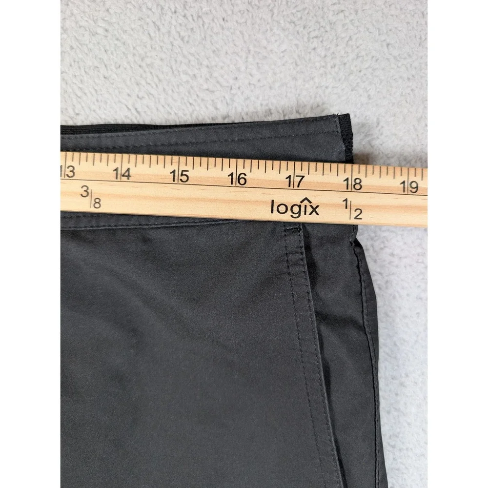 Fair Harbor Mens Board Shorts XL Black Striped Swim Trunks Recycled Mesh Lined